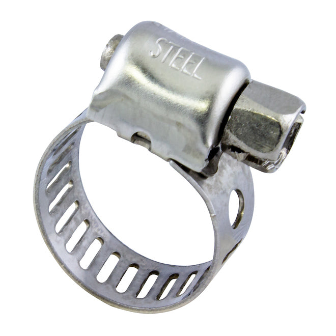 Waterline 3/8 to 7/8-in diameter SAE #8 Steel Hose Clamps - Pack of 10 - Each