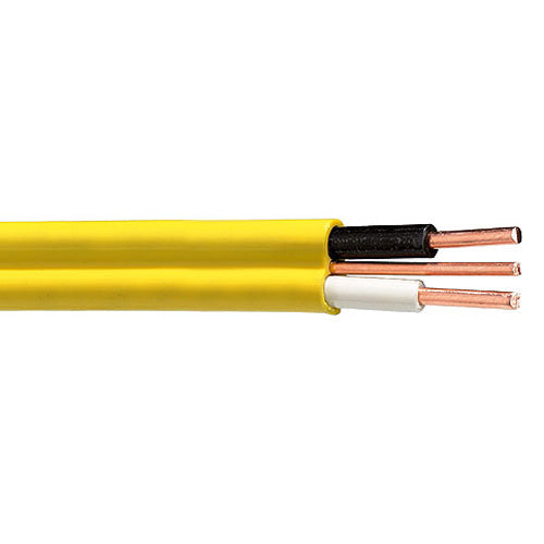 Southwire Romex Simpull Electric Cable NMD90 12-2 Gauge 75-m Coil Yellow-Roll