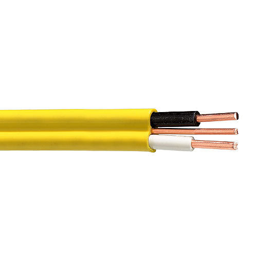Southwire Romex Simpull Electric Cable NMD90 12-2 Gauge 30-m Coil Yellow-Roll