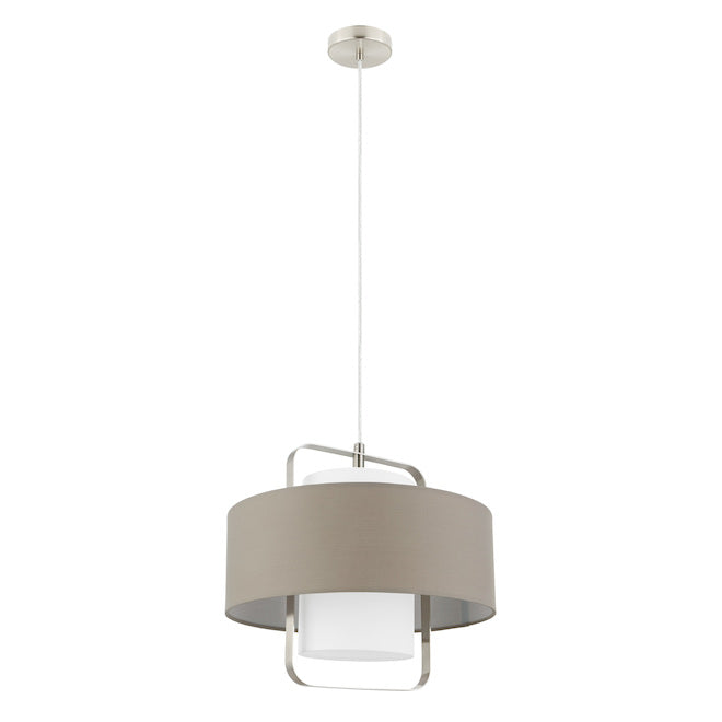 Eglo 1-Light Pendant Fontao - Satin Nickel - LED 10 W-