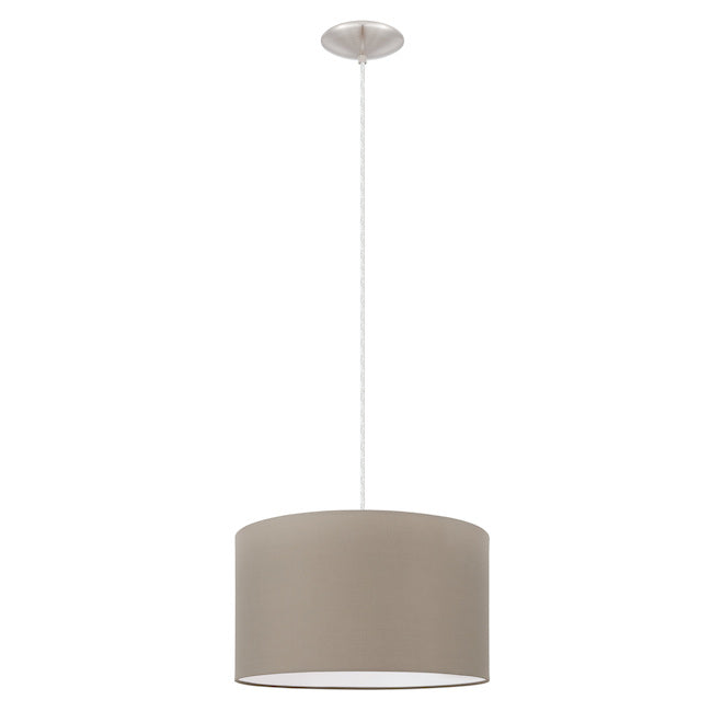 Eglo Pendant Lamp - Mandana - Nickel and Taupe-
