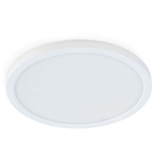 Feit Electric 7.5-in White Round Flush Mount Integrated LED Light Fixture with 5 Selectable Colour Temperatures-