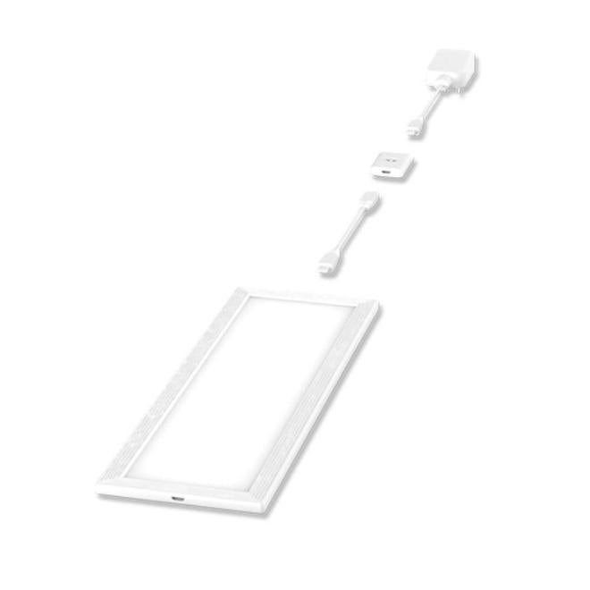 Good Earth Lighting LED Flat Panel 11.81-in Plug-in LED Light Bar Under Cabinet Light-