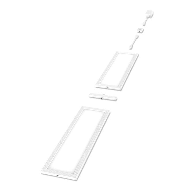 Good Earth Lighting LED Flat Panel 2-Pack 23.62-in Plug-in LED Light Bar Under Cabinet Light-