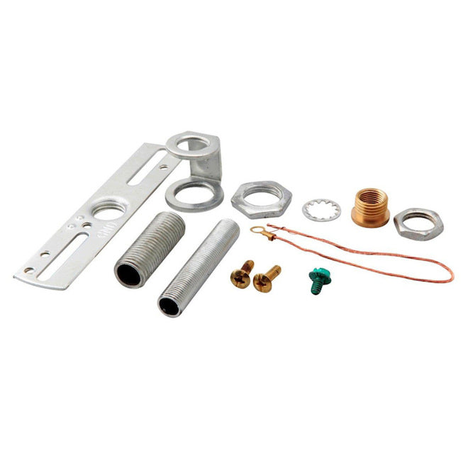Portfolio Nickel Metal Light/Chandelier Mounting Kit-