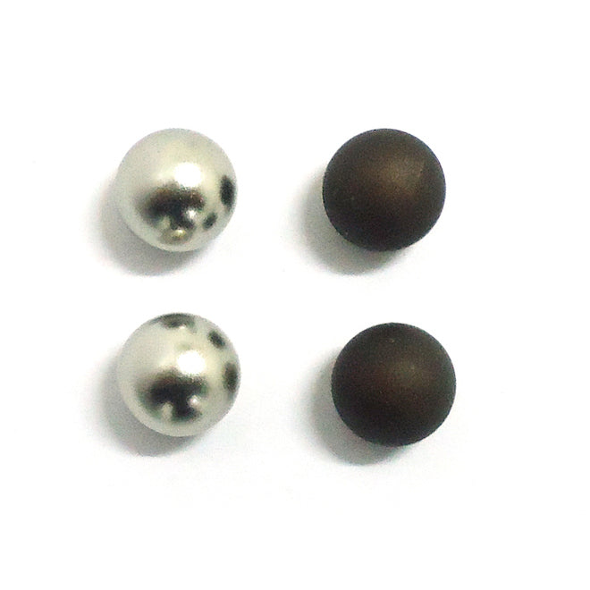 Portfolio 1.50 x 10 mm - Assorted Colours - Steel Finial Caps (4-Pack)-