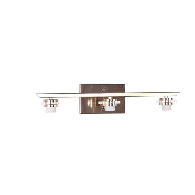 Style Selections 3-Light 4.75 Champagne Gold Rectangle Vanity light bar-