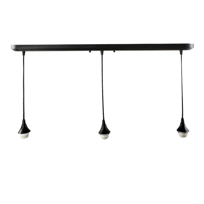 Portfolio 3Lt Black Mini Pendant Fitter-
