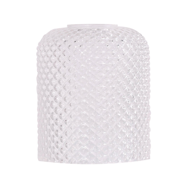 Portfolio Clear Textured Glass Shade-