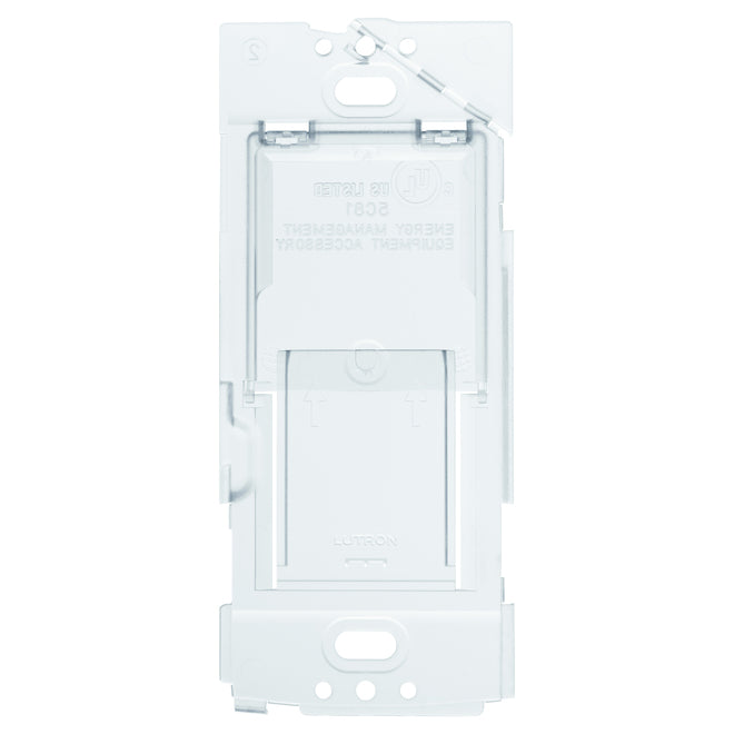 Lutron Caseta Wireless Wallplate Bracket for Pico Remote White-Each