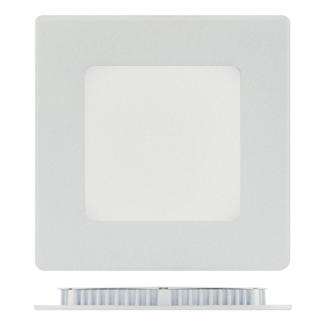 Trenz ThinLED Square Recessed Light - 40 W LED - Dimmable - 4-in - White-