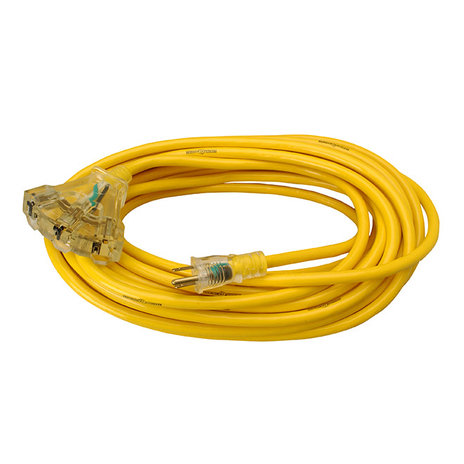 Triple Extension - Outdoor - PVC - 25' x 12/3-Each