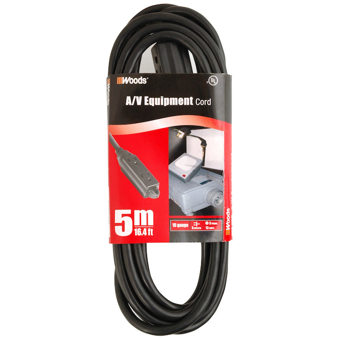 Woods 16-ft 3-Outlet Extension Cord-Each