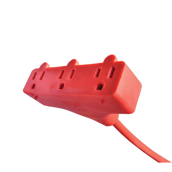 14/3 Extension Cord - 25' - Red-Each