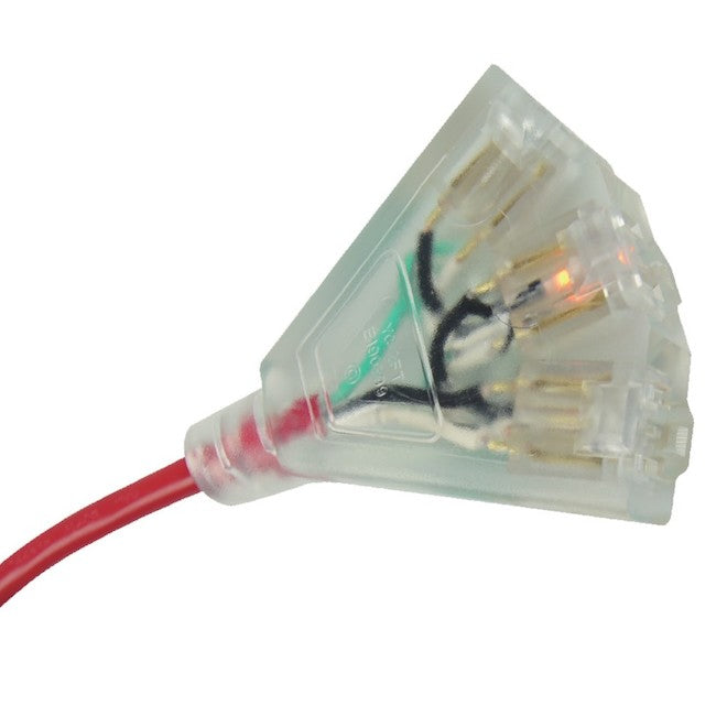 14/3 Extension Cord - 50-ft - Red-Each