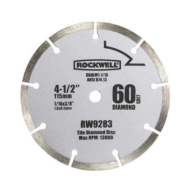 ROCKWELL 9-Tooth 4-1/2-in ContinuousTooth Diamond Circular Saw Blade - Each