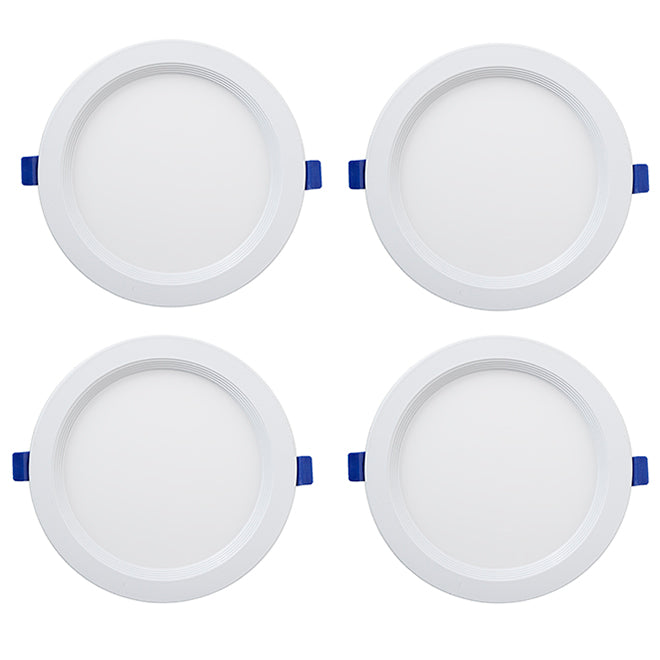 Bazz LED Box Recessed Light Wafer for Bedroom Retrofit and New Construction - Energy Star Qualified - Matte White Finish-