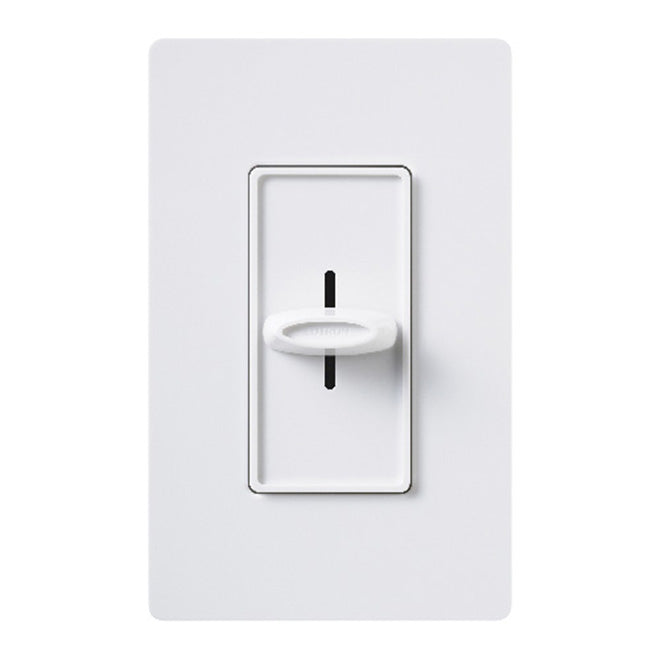 Lutron Single-Pole Sliding Dimmer 600W White-Each