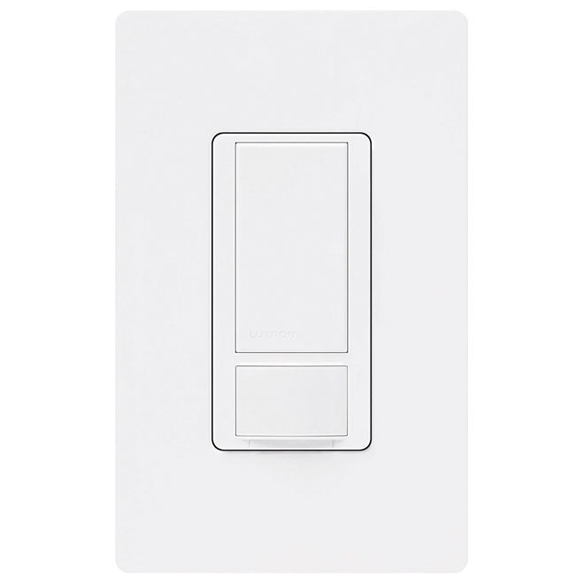 Maestro Lutron Switch White for CFL/LED/Incandescent/Halogen White-Each