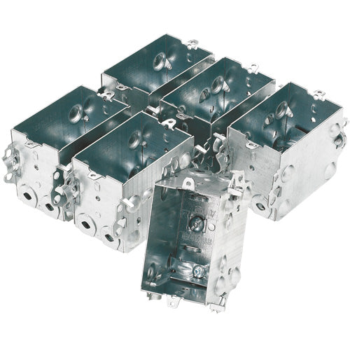 Rectangular Device Boxes - 6-Pack-Each