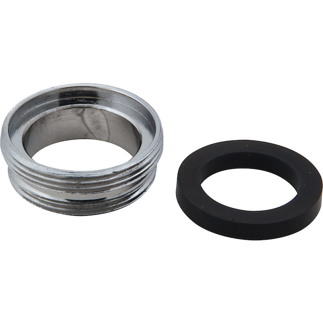 Master Plumber 15/16-in Chrome Finish Aerator Adapter - Each