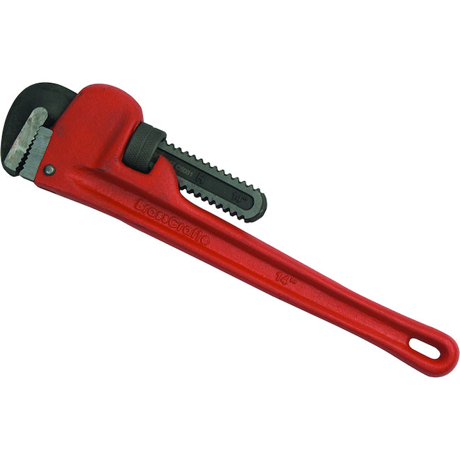 Brasscraft 14-in long Red Cast Iron Pipe Wrench - Each