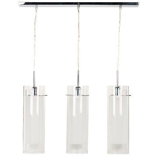 Sydney 3-Light Pendant - 35" - Polished Chrome-