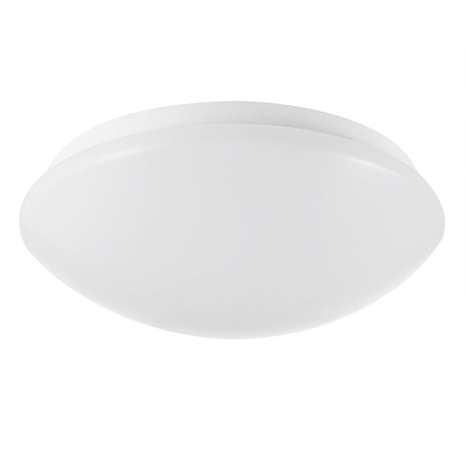Globe Electric 10-in 15 W White Flush-Mount LED Ceiling Light-