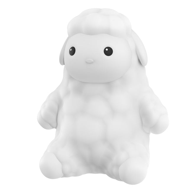 Globe Electric Sheep Tap Night Light - Colour-Changing LED - Rechargeable - Silicone - White-