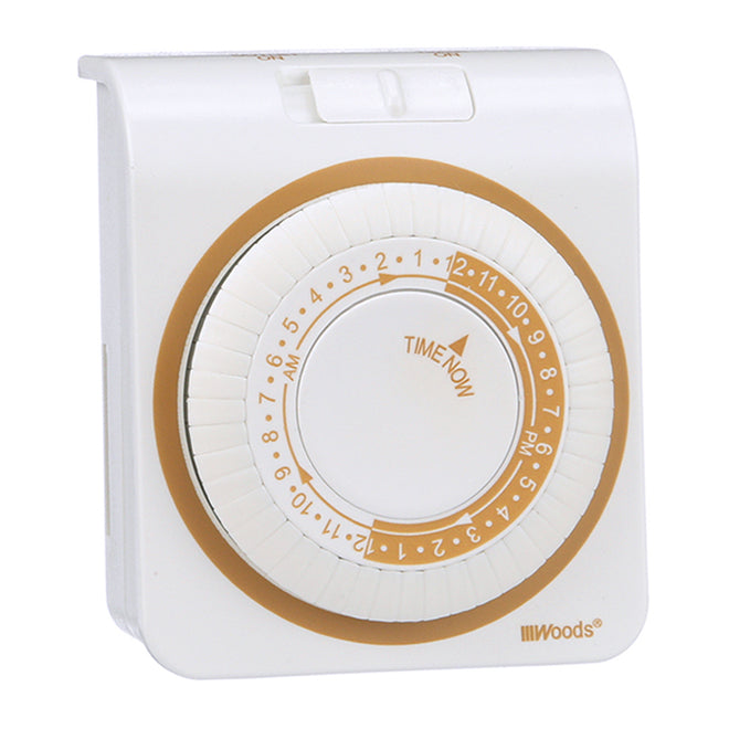 24-hour Mechanical Plug-In Timer-Each
