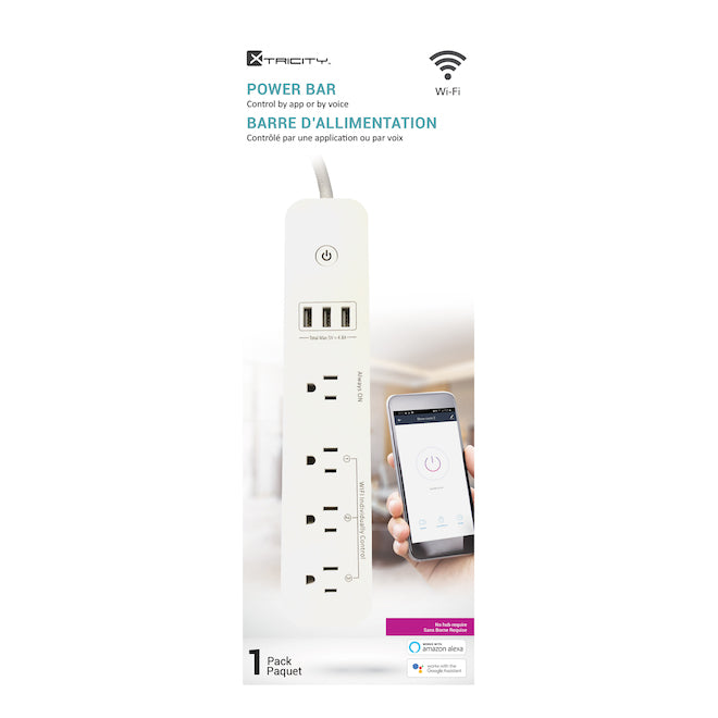 Xtricity Intelligent Power Bar with Wi-Fi-Each