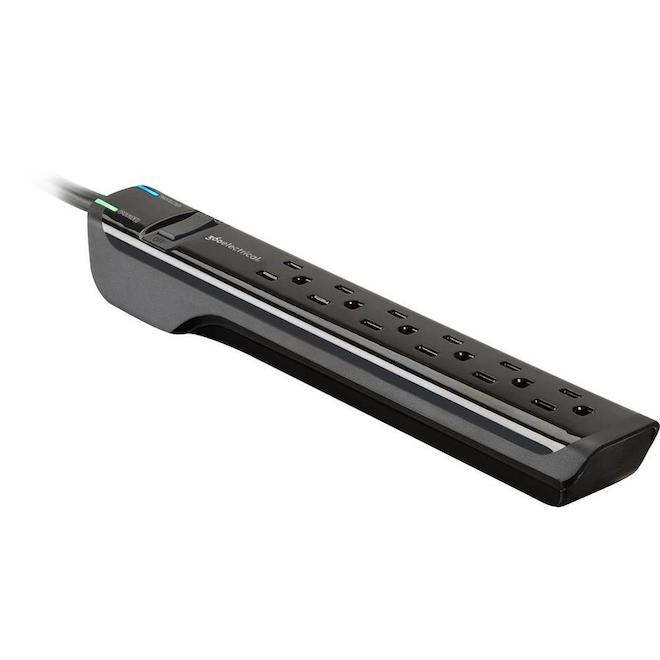 360 Electrical 6-Outlet 900.0-Joules Surge Protector-Each