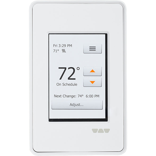 Schluter Systems Ditra-Heat 3.5-in x 6-in White PVC Touch Screen Thermostat-Each