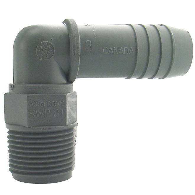 Polyethylene Male Elbow - 3/4" - Each