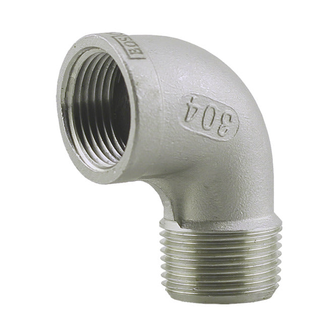 Plumbeeze 1/2-in Stainless Steel Male Female Elbow - Each