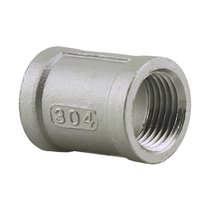 Plumbeeze 1/2-in diameter Stainless Steel Coupling - Each