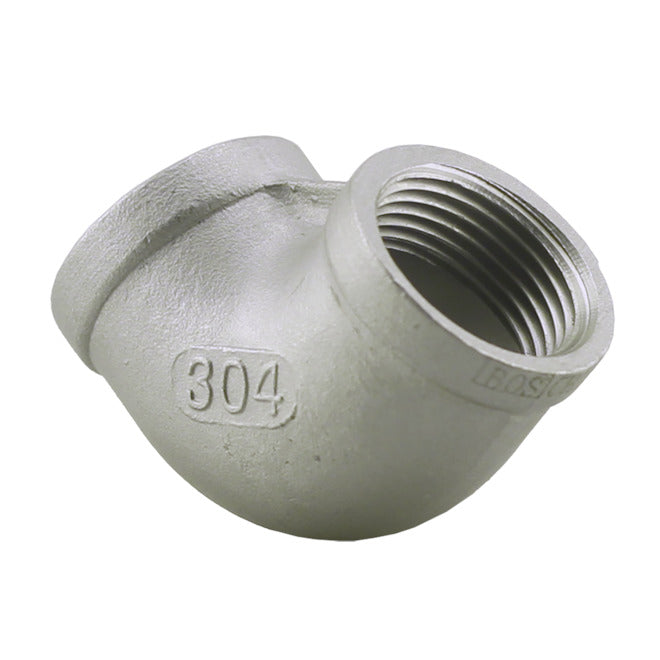 Plumbeeze 1/2-in diameter Stainless Steel Elbow - Each