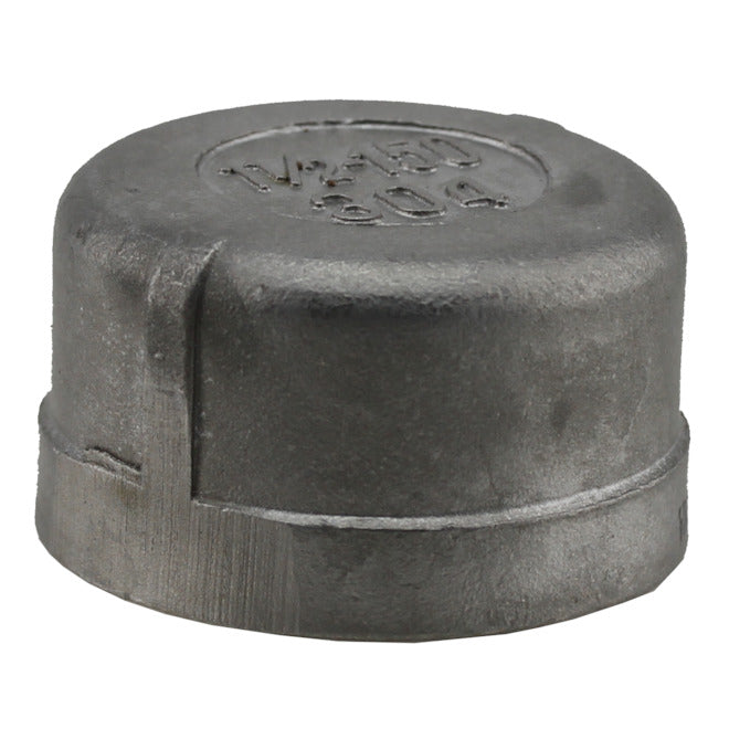 Plumbeeze 1/2-in diameter Stainless Steel Cap - Each