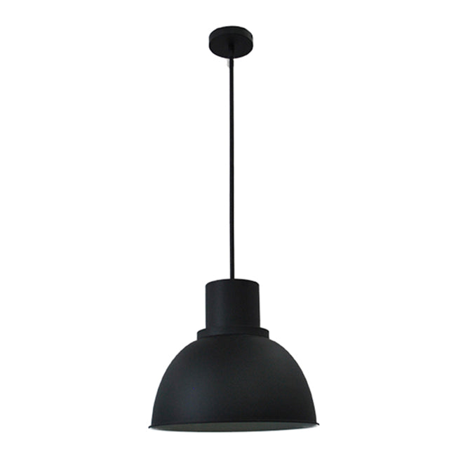 Project Source Black Traditional Bell A19 Pendant Light-