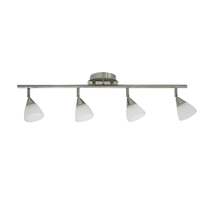 Project Source Track Light - 4 Lights - 30" - White/Nickel-