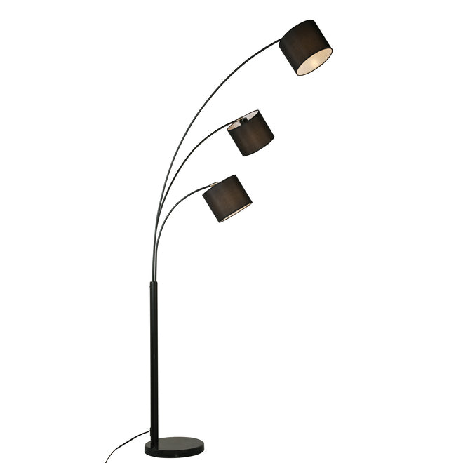 allen + roth 72-in Traditional 3-Light Floor Lamp-