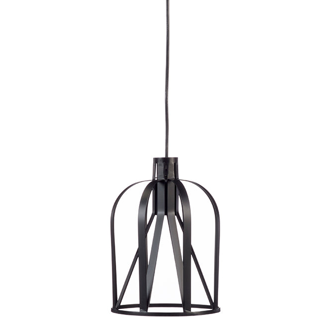 Pendant - 1 Light - Adjustable Height - Black-