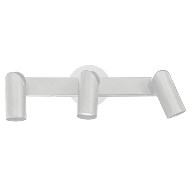 Lumirama Track Light 3-Light Fossil White 17.5-in-