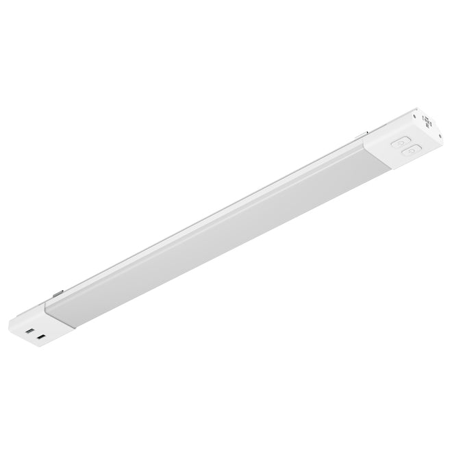 Good Earth Lighting 24-in LED Undercabinet Light with 2 USB Ports-