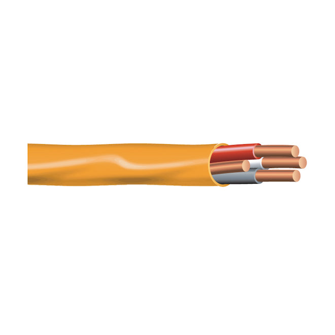 Southwire Romex Simpull Electric Cable NMD90 10-3 Gauge 30-m Coil Orange-Each