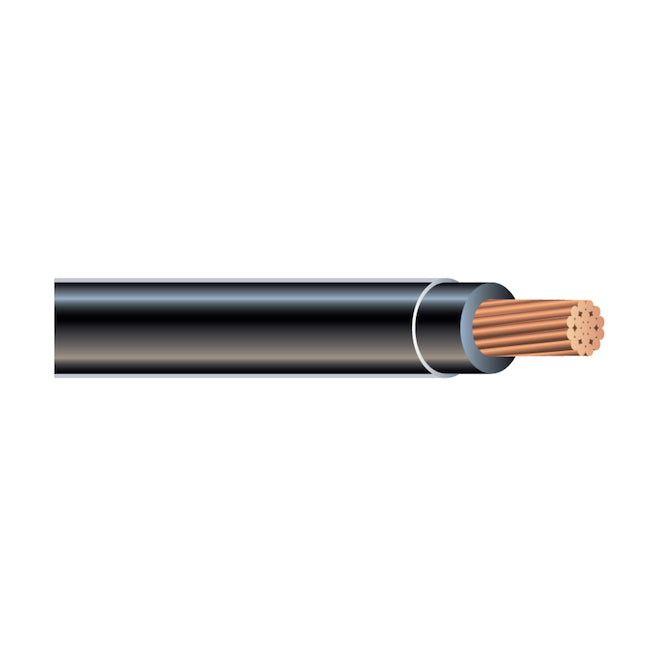 Southwire Black Jacketed 14 Gauge Stranded Copper T90 Simpull THHN Electric Wire -30-m-Each