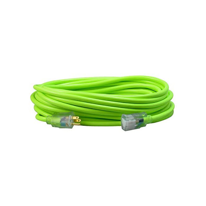 Southwire 40-ft 16/3 Outdoor Extension Cord - Neon Green-Each