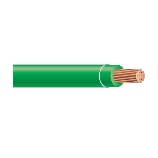 Southwire T90 Stranded Green Copper THHN Wire - 10/19 AWG - TWN75-Roll