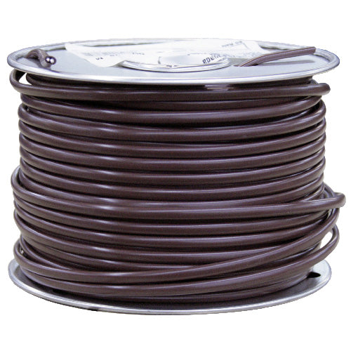 Southwire 2-Conductor 18-Gauge Brown LVT Flexible Electric Wire - 75-m-Roll