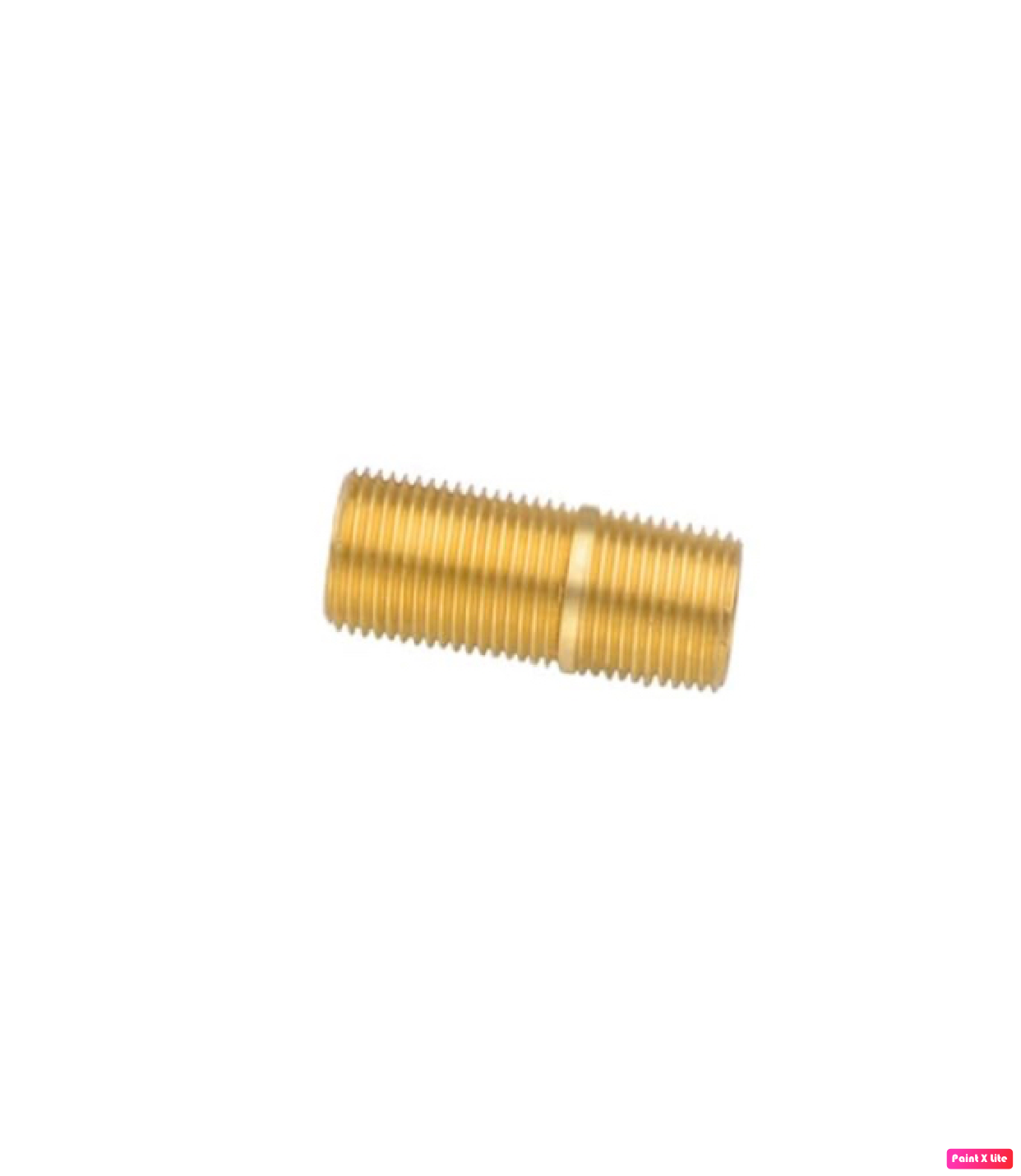 1/2 Inch Male NPT Threaded Nipple Brass